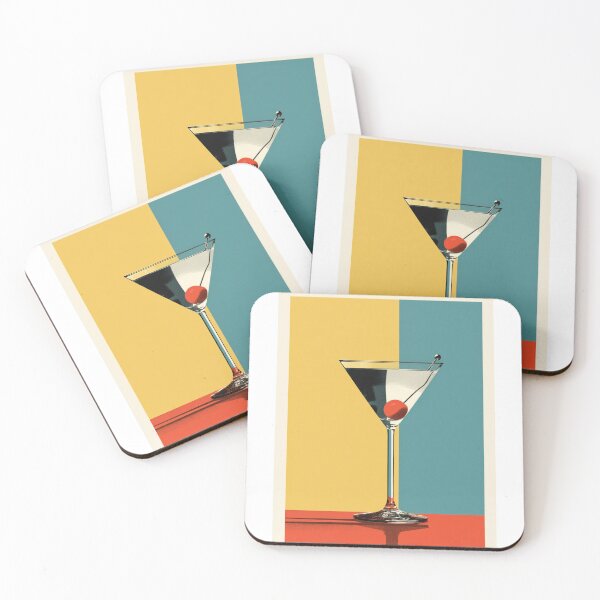 Item preview, Retro Martini Glass – Cocktail Art designed and sold by EastEndTownie.