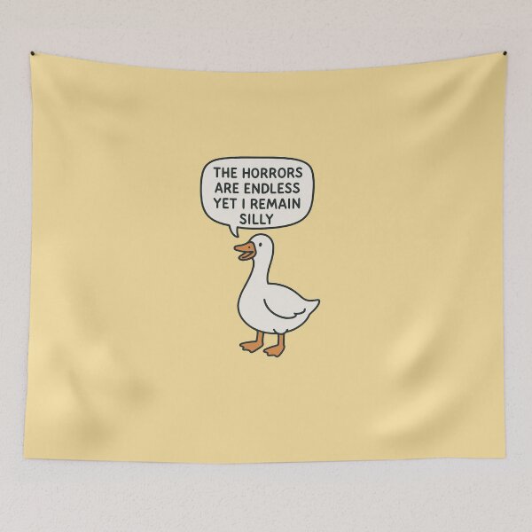 Item preview, The horrors are endless yet I remain silly - Goose designed and sold by wonderxwander.