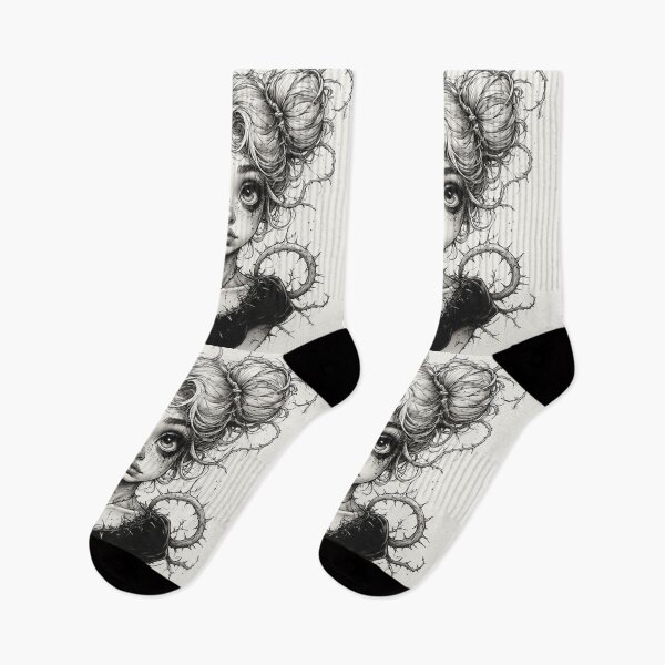 Item preview, Thorn-Crowned Maiden Art designed and sold by Eden Underground Radio (Official Merch).
