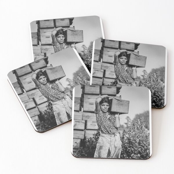 Item preview, New Jersey farm worker 1930s designed and sold by lobodelnoir.