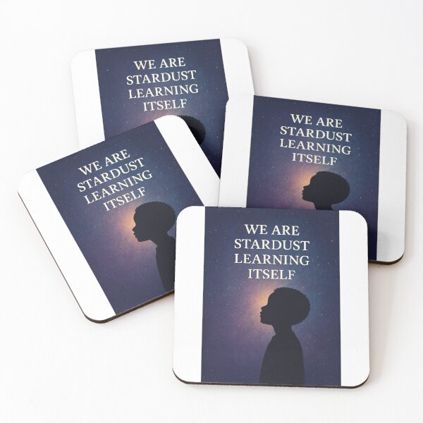 Item preview, We Are Stardust Learning Itself — Montessori Cosmic Watercolor Design designed and sold by MforMontessori.