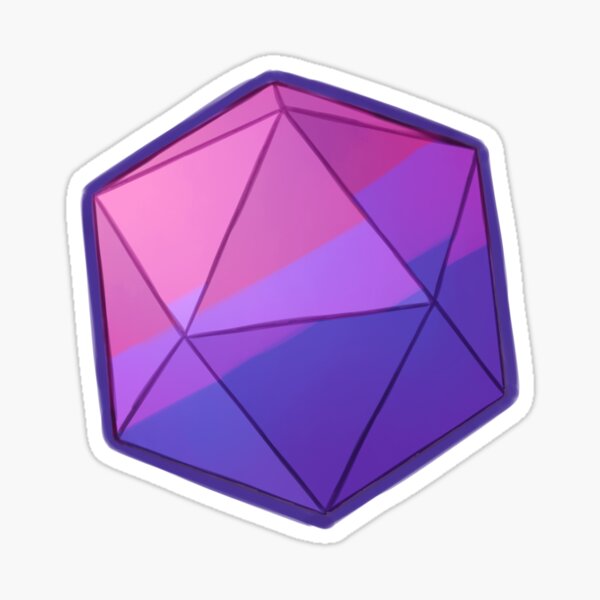 Item preview, Pride d20 || Bisexual designed and sold by RivalMythos.