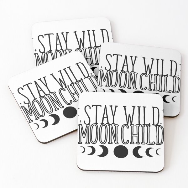 Item preview, Stay Wild Moon child designed and sold by CraftedDesignStudio.