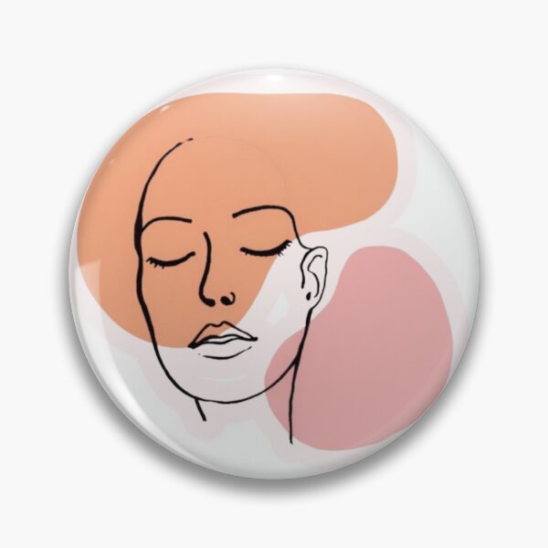 Item preview, Inner Calm – Minimalist Line Art Portrait designed and sold by PriyaMagic.