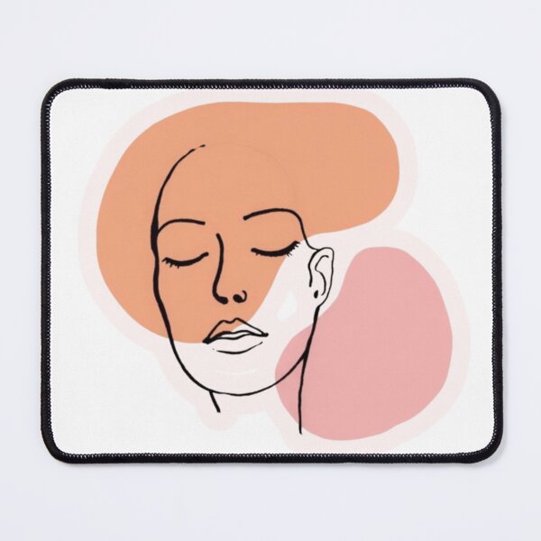 Item preview, Inner Calm – Minimalist Line Art Portrait designed and sold by PriyaMagic.