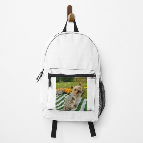 Item preview, Cute Yorkshire Terrier Puppy having Picnic designed and sold by VanGaldo.