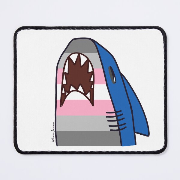 Item preview, Demi-Girl Shark designed and sold by ham_jam official Redbubble .