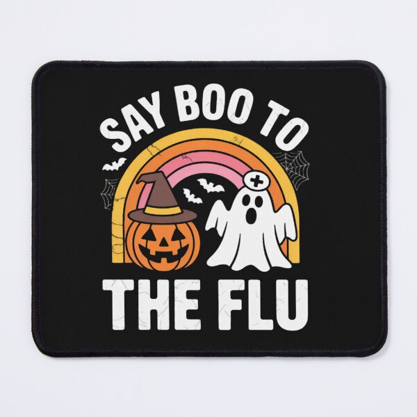 Item preview, Say Boo to The Flu Nurse Ghost Halloween Squad designed and sold by Vastingan.