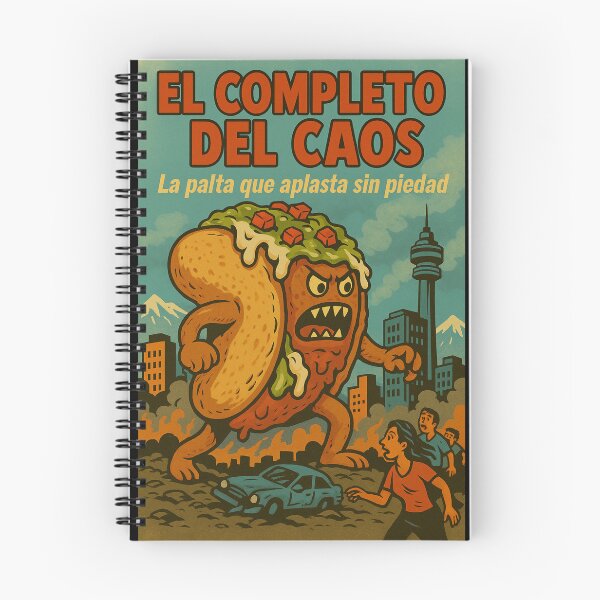 Item preview, The Complete Chaos – Chilean Hot Dog Horror Poster designed and sold by Travellerz.