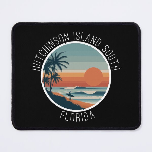 Item preview, Hutchinson Island South - Florida (with White Lettering) designed and sold by VelvetRoom.