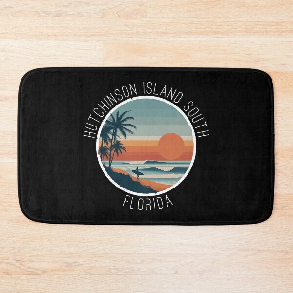 Item preview, Hutchinson Island South - Florida (with White Lettering) designed and sold by VelvetRoom.