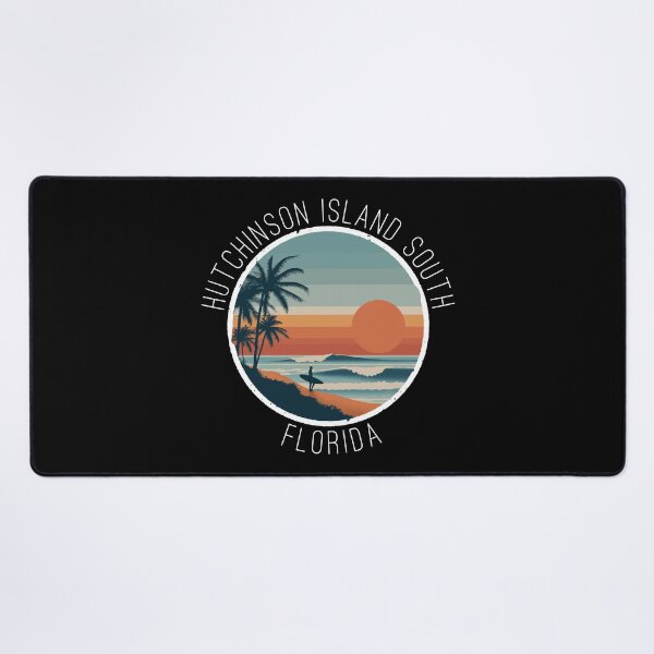 Item preview, Hutchinson Island South - Florida (with White Lettering) designed and sold by VelvetRoom.