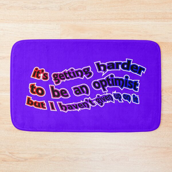 Item preview, It's getting harder to be an optimist, red purple blue designed and sold by mntimg.
