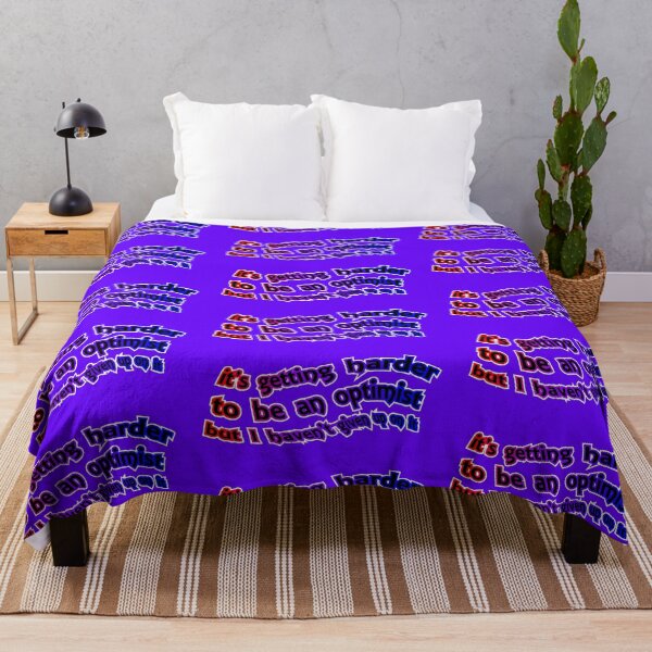 Item preview, It's getting harder to be an optimist, red purple blue designed and sold by mntimg.