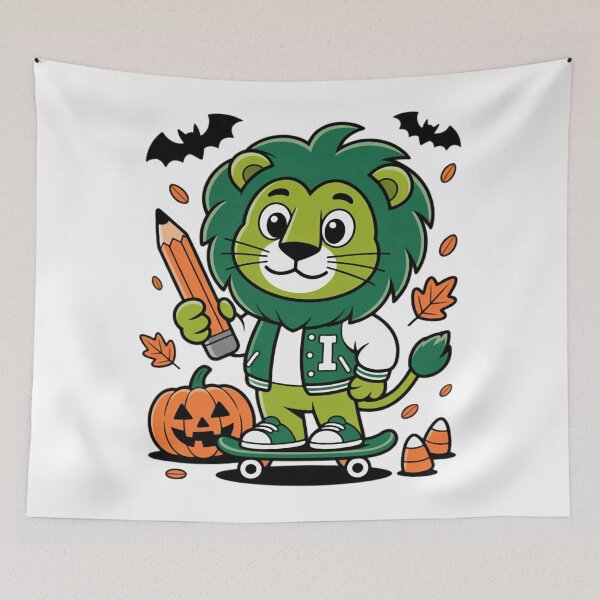 Item preview, School Spirit Halloween Lion – Isibindi Fun Edition designed and sold by Vastingan.