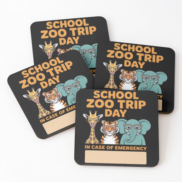 Item preview, School Zoo Trip Safety for Kids with Emergency Contact designed and sold by Vastingan.