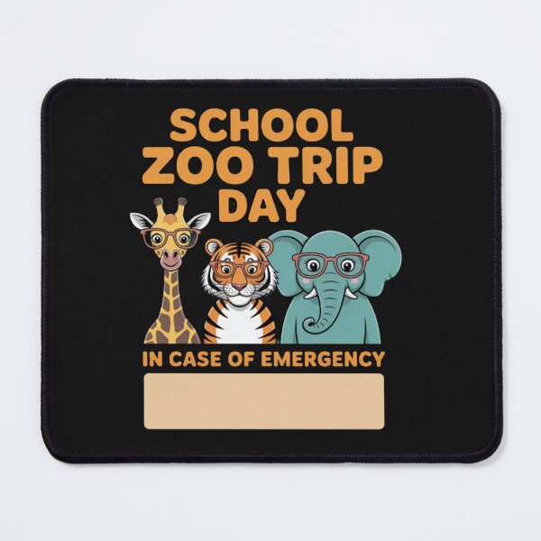 Item preview, School Zoo Trip Safety for Kids with Emergency Contact designed and sold by Vastingan.