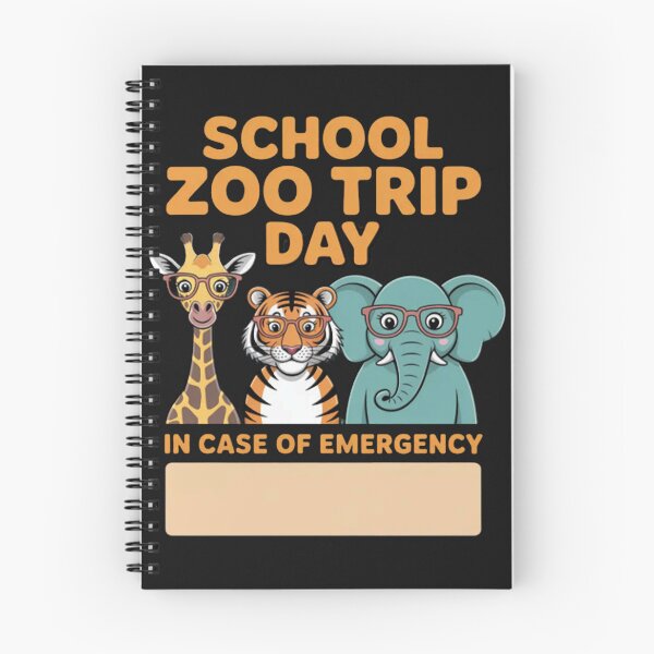 Item preview, School Zoo Trip Safety for Kids with Emergency Contact designed and sold by Vastingan.