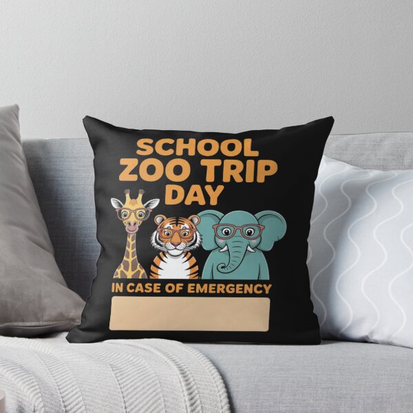 Item preview, School Zoo Trip Safety for Kids with Emergency Contact designed and sold by Vastingan.