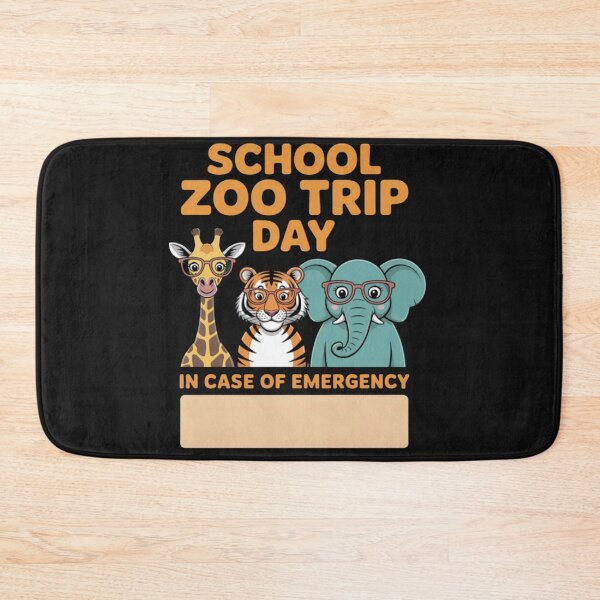 Item preview, School Zoo Trip Safety for Kids with Emergency Contact designed and sold by Vastingan.