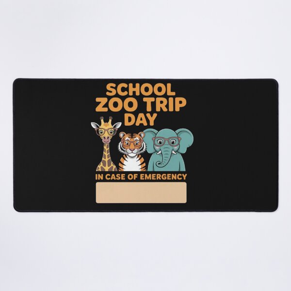 Item preview, School Zoo Trip Safety for Kids with Emergency Contact designed and sold by Vastingan.