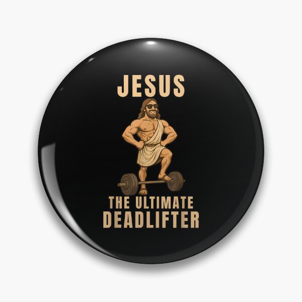 Item preview, Jesus The Ultimate Deadlifter Funny Christian Workout Gym designed and sold by merlinnears.
