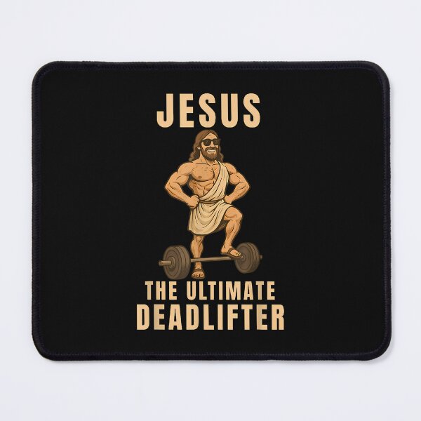 Item preview, Jesus The Ultimate Deadlifter Funny Christian Workout Gym designed and sold by merlinnears.