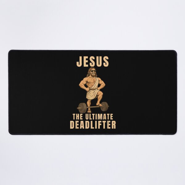 Item preview, Jesus The Ultimate Deadlifter Funny Christian Workout Gym designed and sold by merlinnears.