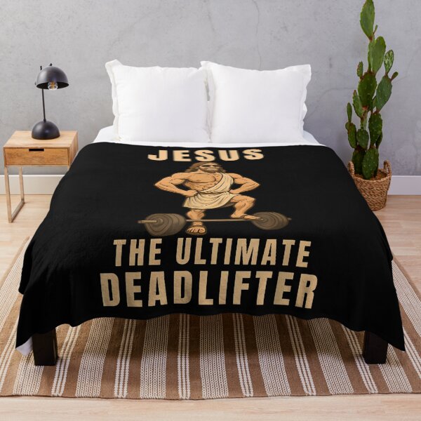 Item preview, Jesus The Ultimate Deadlifter Funny Christian Workout Gym designed and sold by merlinnears.