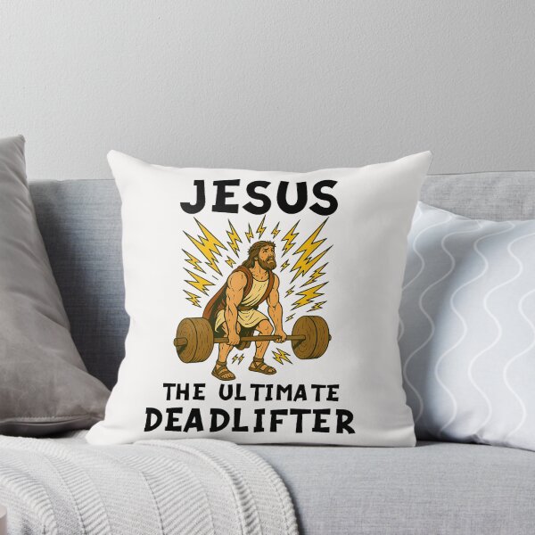 Item preview, Jesus The Ultimate Deadlifter Funny Christian Workout Gym designed and sold by merlinnears.