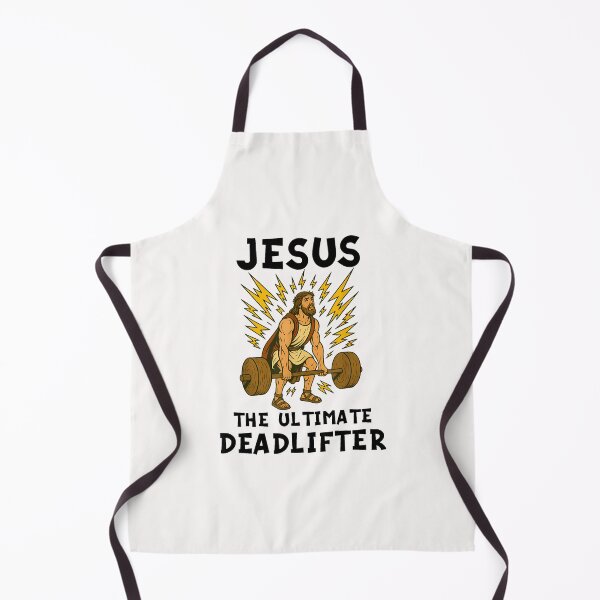 Item preview, Jesus The Ultimate Deadlifter Funny Christian Workout Gym designed and sold by merlinnears.