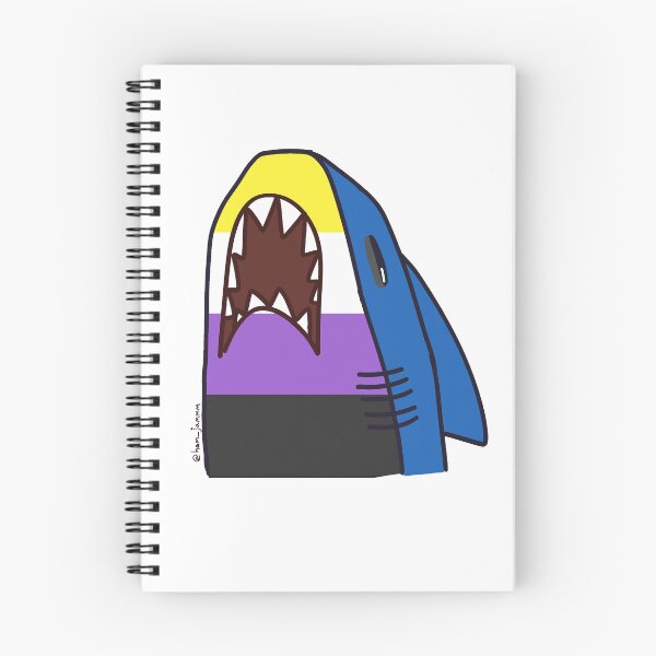 Item preview, Tiburón no binario designed and sold by ham_jam official Redbubble .