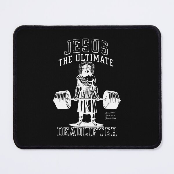 Item preview, Jesus The Ultimate Deadlifter designed and sold by merlinnears.