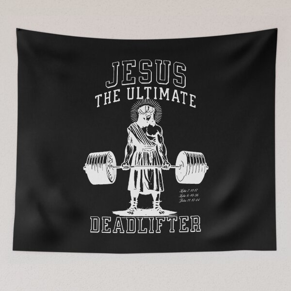 Item preview, Jesus The Ultimate Deadlifter  designed and sold by merlinnears.