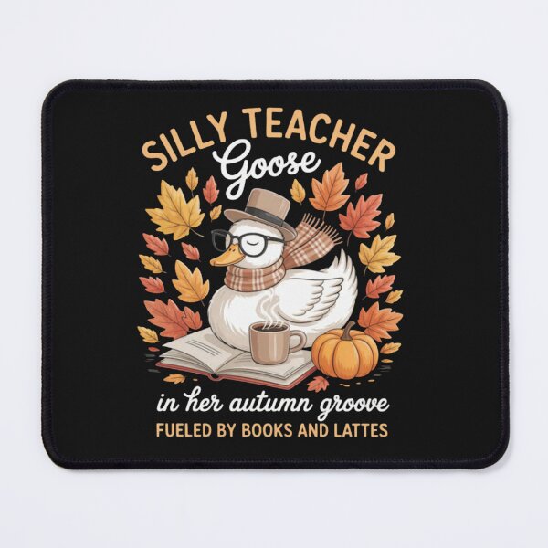 Item preview, Silly Teacher Goose Autumn Goose Fall Teacher Coffee Books designed and sold by Vastingan.