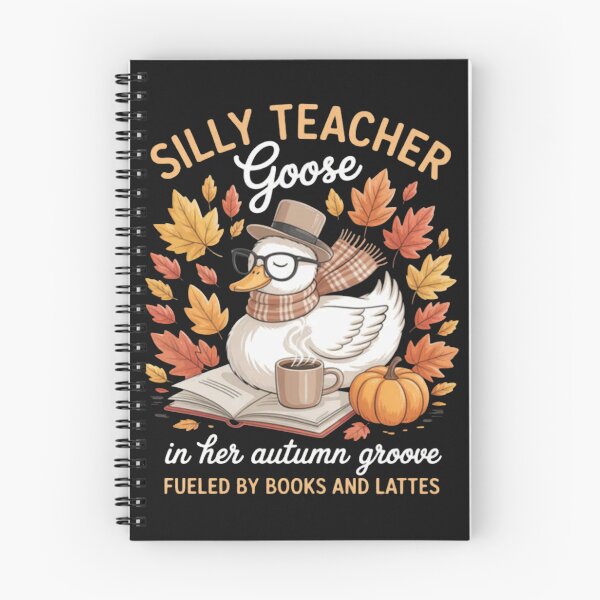 Item preview, Silly Teacher Goose Autumn Goose Fall Teacher Coffee Books designed and sold by Vastingan.