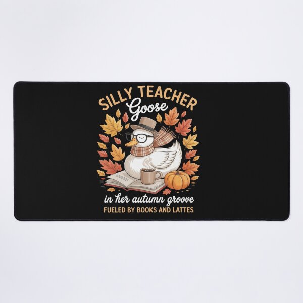 Item preview, Silly Teacher Goose Autumn Goose Fall Teacher Coffee Books designed and sold by Vastingan.