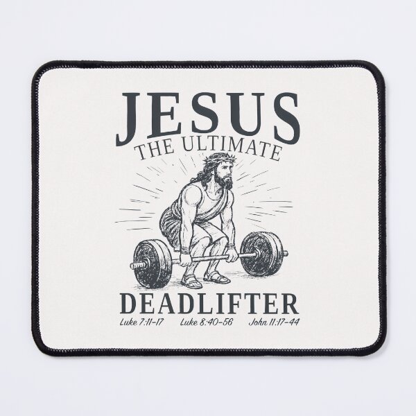 Item preview, Jesus The Ultimate Deadlifter  designed and sold by merlinnears.