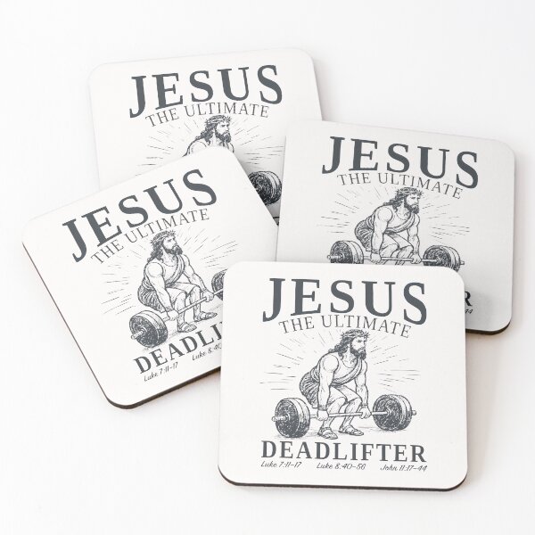 Item preview, Jesus The Ultimate Deadlifter  designed and sold by merlinnears.