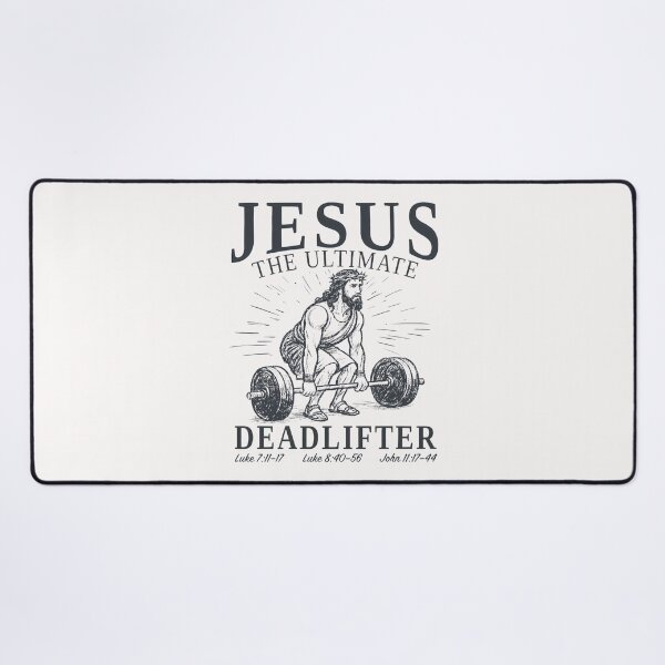 Item preview, Jesus The Ultimate Deadlifter designed and sold by merlinnears.