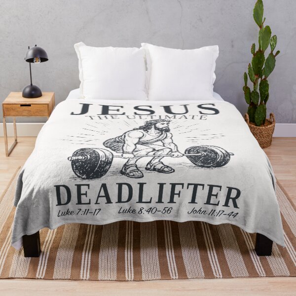 Item preview, Jesus The Ultimate Deadlifter  designed and sold by merlinnears.
