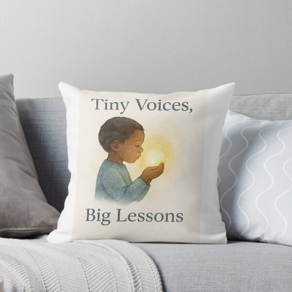 Item preview, Tiny Voices, Big Lessons — Montessori Teacher Reflection Design designed and sold by MforMontessori.