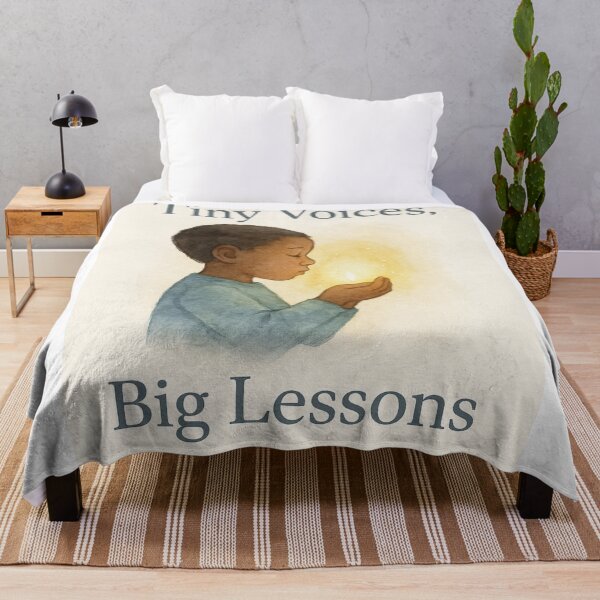 Item preview, Tiny Voices, Big Lessons — Montessori Teacher Reflection Design designed and sold by MforMontessori.