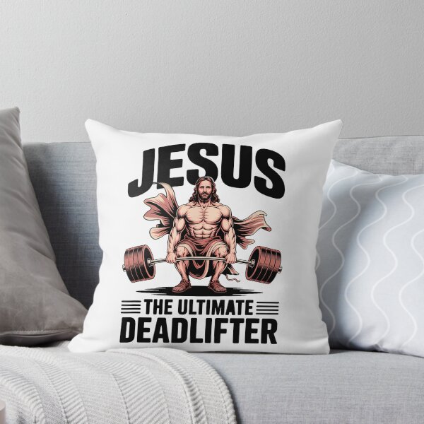 Item preview, Jesus The Ultimate Deadlifter Funny Christian Workout Gym  designed and sold by merlinnears.