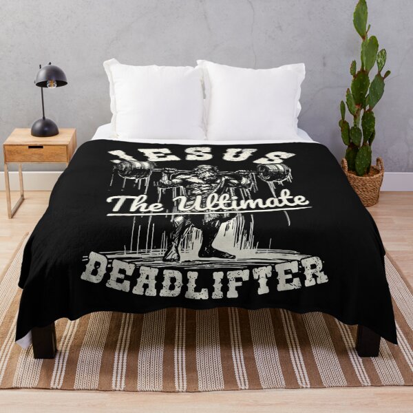 Item preview, Christian Gym Shirt Jesus The Ultimate Deadlifter Gym Lovers designed and sold by merlinnears.