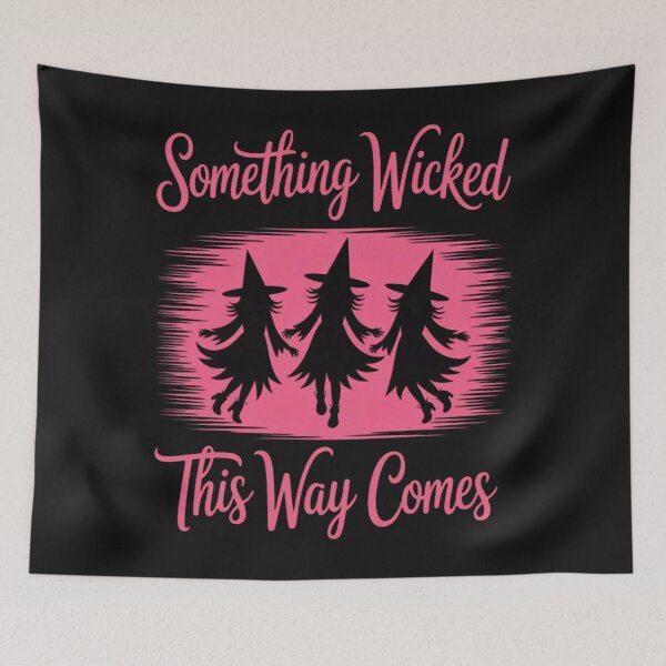 Item preview, Something Wicked This Way Comes Witch Halloween designed and sold by Vastingan.