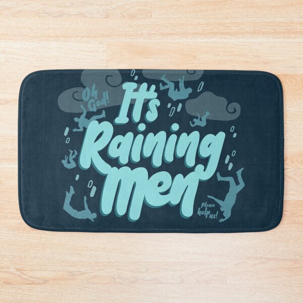Item preview, It's Raining Men - Dark Humor designed and sold by HereIsTheStore.