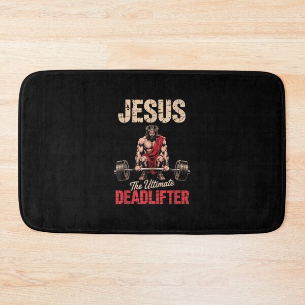 Item preview, Workout Gym Jesus The Ultimate Deadlifter designed and sold by merlinnears.