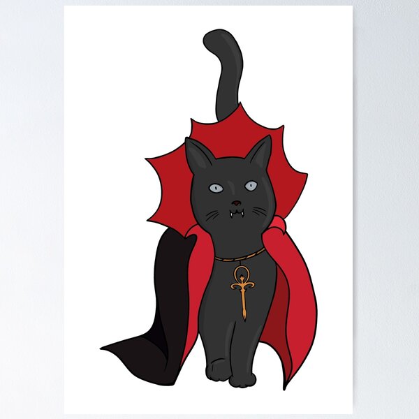 Item preview, Black Cat Vampire designed and sold by shopdiego.