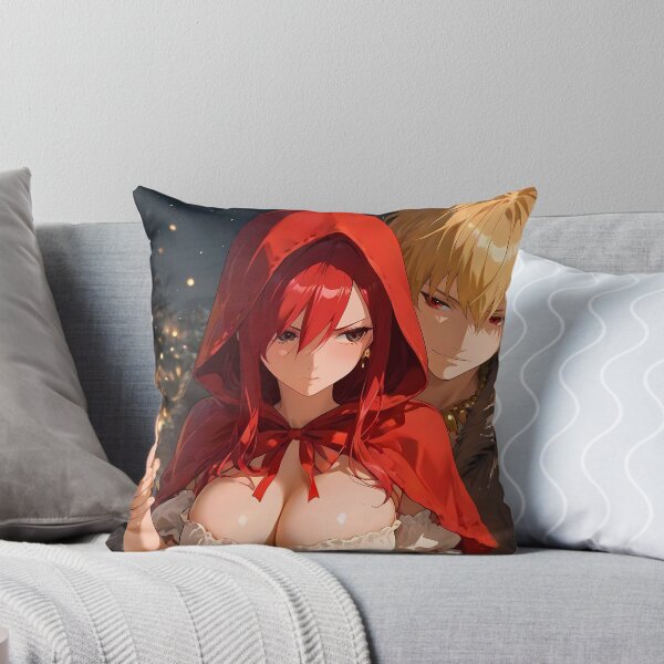 Item preview, Gilgamesh Red Hood Fantasy Fate Stay Night Anime Girl designed and sold by Conveentre.